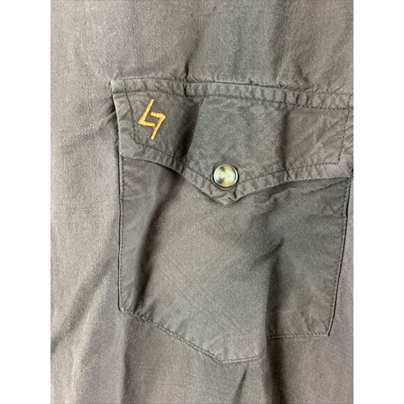 Cinch Garth Brooks Sevens Men's XL Snap Button Up Long Sleeve Brown Embroidered - Picture 3 of 10